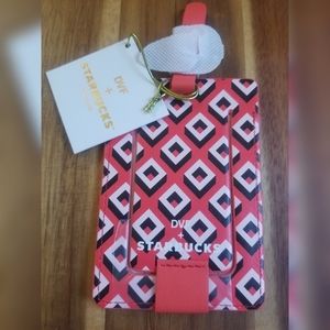 DVF +Starbucks Limited Edition Luggage Tag 2019 NWT